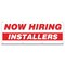 Signmission Now Hiring Installers Banner Apply Inside Accepting Application Single Sided B-96-30261 - alternate 1
